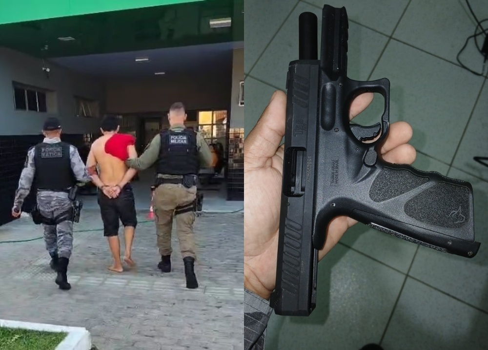 Polícia prende homem por ameaças à companheira e apreende arma em Parnaíba