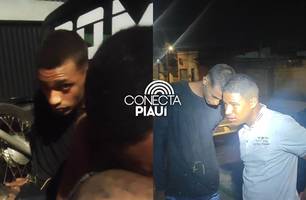 Policial à paisana frustra tentativa de assalto e dupla vai presa em Teresina (Foto: Repórter 12/Conecta Piauí) Policial à paisana frustra tentativa de assalto e dupla vai presa em Teresina (Foto: Repórter 12/Conecta Piauí)