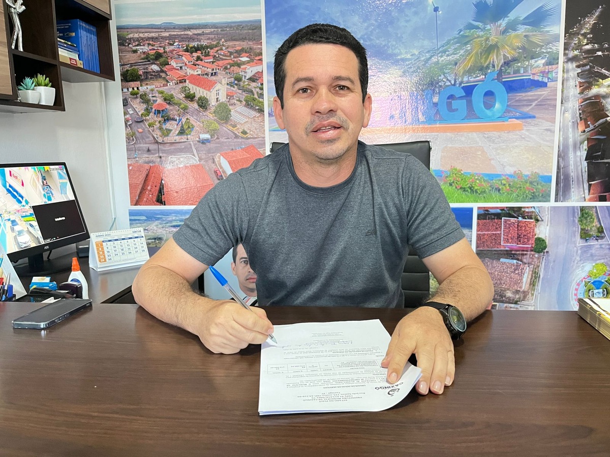 Prefeito Magnum Cardoso assina 'Pacotão de Obras' para Caxingó e comunidades