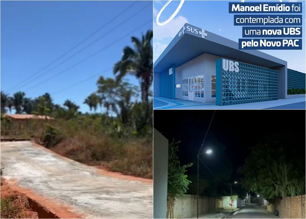 Prefeitura de Manoel Emídio investe na saúde, infraestrutura e iluminação