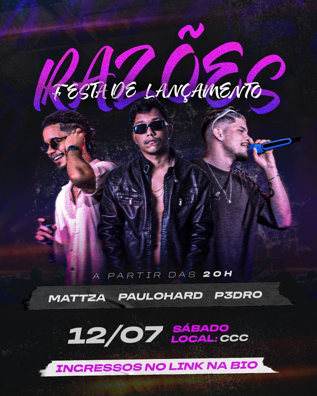 Rappers piauienses lançam clipe de 'Razões' e celebram com show em Teresina