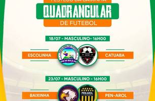 São Gonçalo do Piauí se prepara para o Quadrangular de Futebol nos Festejos da Baixinha (Foto: Reprodução/Redes Sociais) São Gonçalo do Piauí se prepara para o Quadrangular de Futebol nos Festejos da Baixinha (Foto: Reprodução/Redes Sociais)