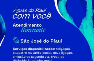 São José do Piauí recebe Atendimento Itinerante da Águas do Piauí nesta quinta-feira (Foto: Reprodução) São José do Piauí recebe Atendimento Itinerante da Águas do Piauí nesta quinta-feira (Foto: Reprodução)