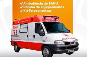 Saúde de Aroazes recebe nova ambulância do SAMU e kit para teleconsultas (Foto: Reprodução/Redes sociais) Saúde de Aroazes recebe nova ambulância do SAMU e kit para teleconsultas (Foto: Reprodução/Redes sociais)
