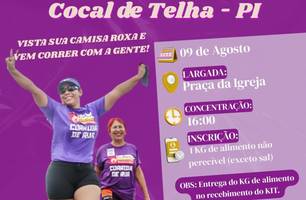 Secretaria das Mulheres apoia Corrida de Rua Contra o Feminicídio de Cocal de Telha (Foto: Reprodução/Redes sociais) Secretaria das Mulheres apoia Corrida de Rua Contra o Feminicídio de Cocal de Telha (Foto: Reprodução/Redes sociais)