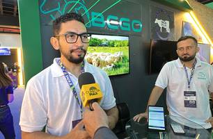 Startup piauiense apresenta solução com inteligência artificial para a pecuária no NEON 2025 (Foto: Conecta Piauí) Startup piauiense apresenta solução com inteligência artificial para a pecuária no NEON 2025 (Foto: Conecta Piauí)