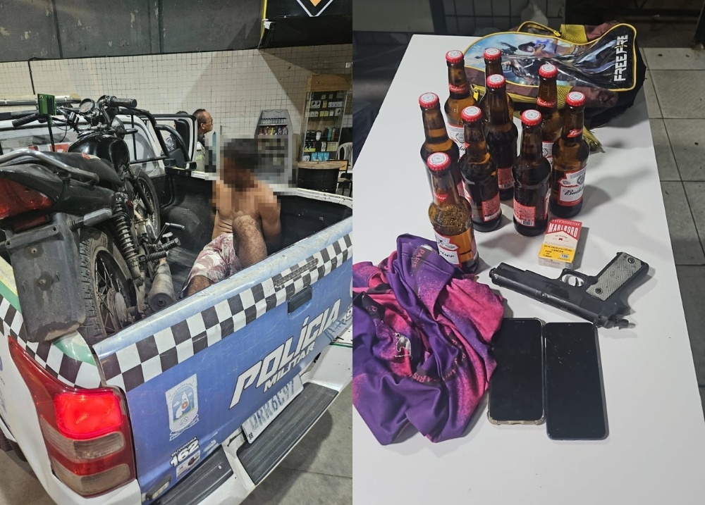Suspeito de assaltar posto de combustíveis com simulacro é preso em Teresina