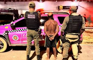 Suspeito de tentativa de estupro é preso com espingarda em São Raimundo Nonato (Foto: Divulgação/PMPI/Ascom)