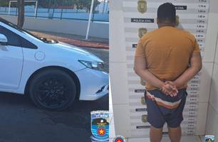 Suspeito de tentativa de homicídio é preso pela PM em Canto do Buriti (Foto: Reprodução)