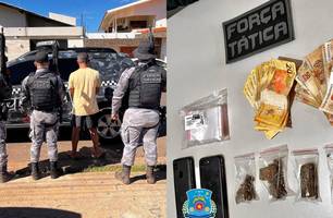 Suspeito de tráfico de drogas é preso em abordagem na Morada do Sol, em Teresina (Foto: Divulgação/PMPI/Ascom) Suspeito de tráfico de drogas é preso em abordagem na Morada do Sol, em Teresina (Foto: Divulgação/PMPI/Ascom)