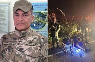 Tenente-coronel Alves ressalta atuação da PM no combate ao tráfico em Luzilândia (Foto: Conecta Piauí)