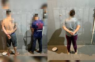 Três pessoas são presas por tráfico e posse de munição durante operação em Picos (Foto: Divulgação/PMPI)