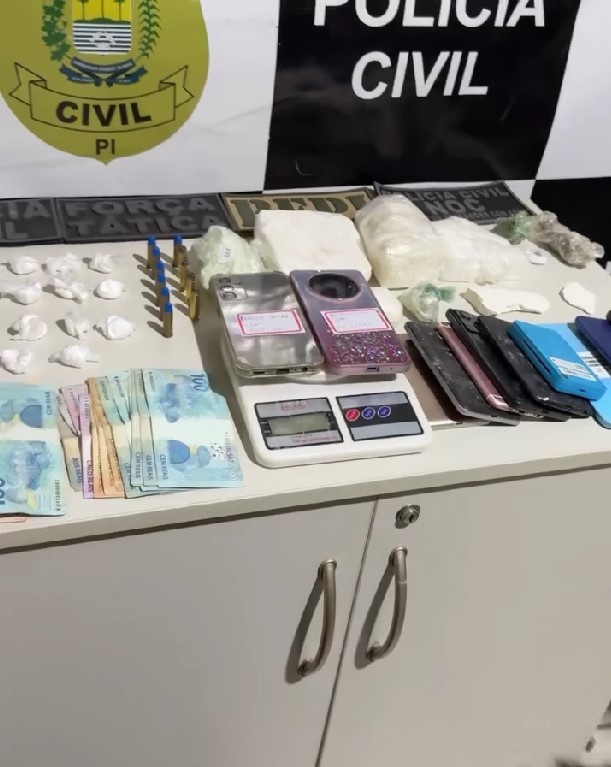 Três pessoas são presas por tráfico e posse de munição durante operação em Picos