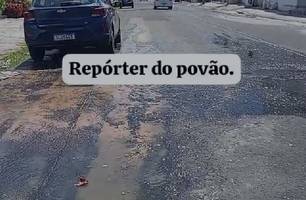 Vazamento de Água na zona Norte de Teresina prejudica via pública (Foto: Divulgação/ Repórter do Povão) Vazamento de Água na zona Norte de Teresina prejudica via pública (Foto: Divulgação/ Repórter do Povão)