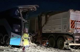 Acidente entre ônibus e carreta deixa 11 mortos e 46 feridos no Mato Grosso (Foto: Reprodução)