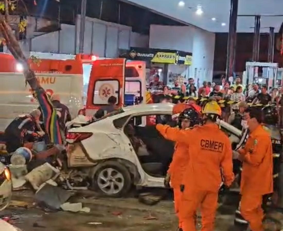 Acidente grave deixa três pessoas mortas na zona Sul de Teresina