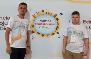 Aluno de Jurema representa o Piauí em conferência nacional sobre o meio ambiente (Foto: Reprodução) Aluno de Jurema representa o Piauí em conferência nacional sobre o meio ambiente (Foto: Reprodução)
