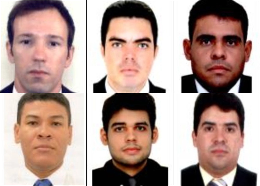 Anastácio Araújo, Bruno Silva, Francisco Fernandes, Francisco Jefferson, Jarbas Wallison Nunes Mota e João Paulo Lustosa Veloso