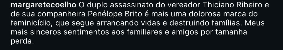 Após ser massacrada nas redes, Margarete edita postagem e exclui comentários