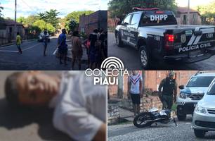 Ataque a tiros deixa um morto e outro ferido no bairro Pedro Mole (Foto: kilson Dione-Conecta Piauí) Ataque a tiros deixa um morto e outro ferido no bairro Pedro Mole (Foto: kilson Dione-Conecta Piauí)