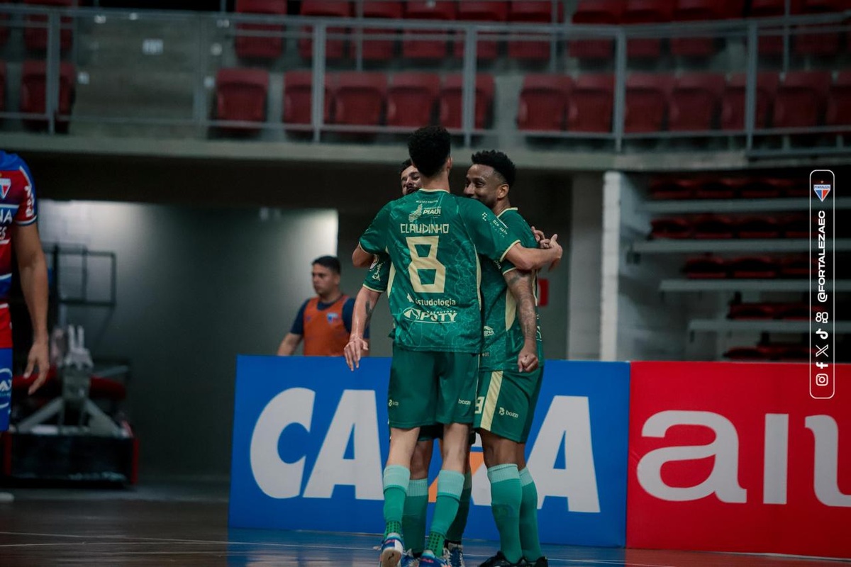 Atlético Piauiense reage e garante empate diante do Fortaleza fora de casa no futsal