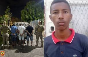 'Boladão' e comparsas são presos por matar jovem durante emboscada em Teresina (Foto: Reprodução) 'Boladão' e comparsas são presos por matar jovem durante emboscada em Teresina (Foto: Reprodução)