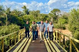 Campo Maior celebra 263 anos com entrega de ponte que liga comunidade República (Foto: Reprodução/Redes sociais) Campo Maior celebra 263 anos com entrega de ponte que liga comunidade República (Foto: Reprodução/Redes sociais)