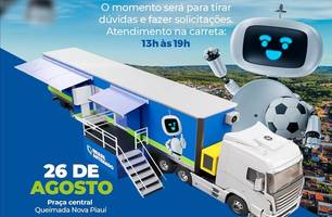 Carreta itinerante do "Brasil Antenado" atenderá população de Queimada Nova (Foto: Reprodução/Redes Sociais) Carreta itinerante do "Brasil Antenado" atenderá população de Queimada Nova (Foto: Reprodução/Redes Sociais)
