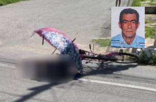 Ciclista morre após ser atropelado por moto pilotada por menor em Buriti dos Lopes (Foto: Reprodução) Ciclista morre após ser atropelado por moto pilotada por menor em Buriti dos Lopes (Foto: Reprodução)