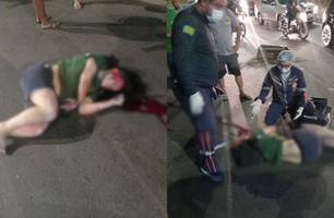 Ciclista morre em acidente na BR-316, na saída do bairro Mário Covas em Teresina (Foto: Reprodução) Ciclista morre em acidente na BR-316, na saída do bairro Mário Covas em Teresina (Foto: Reprodução)