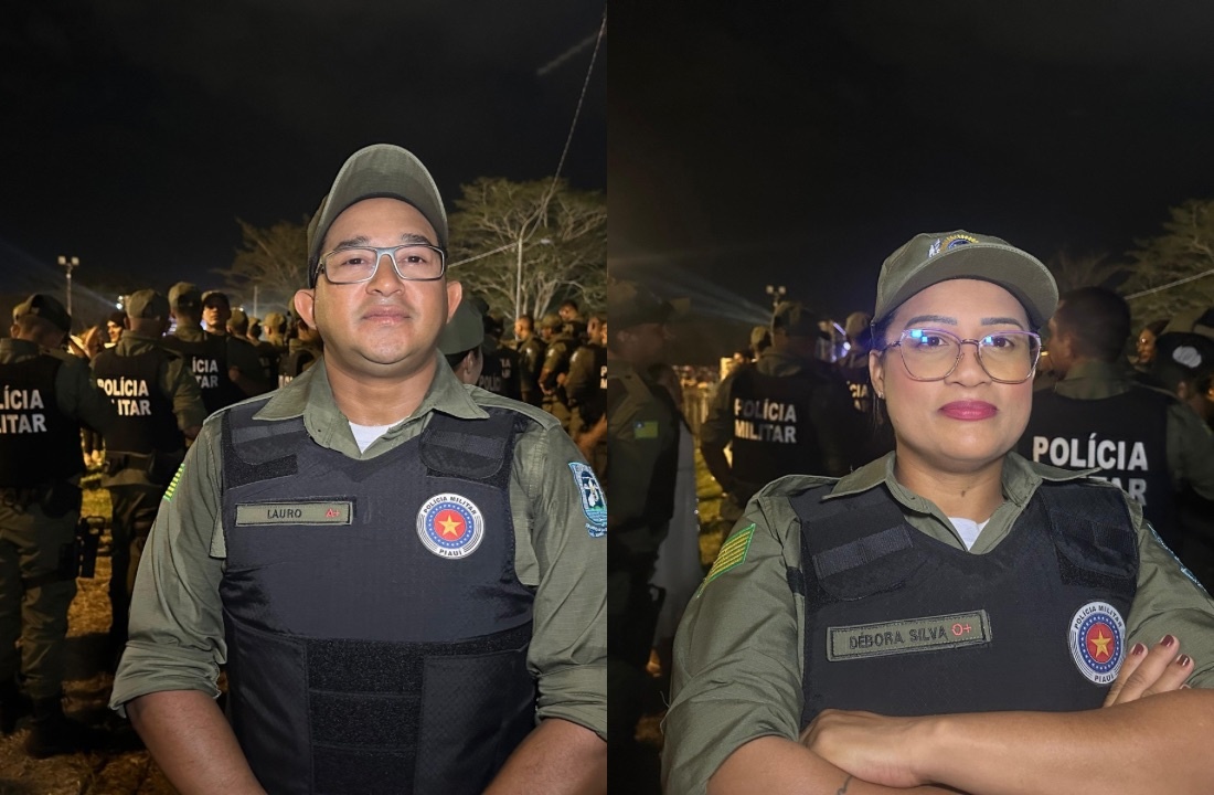 Débora e Lauro, formandos