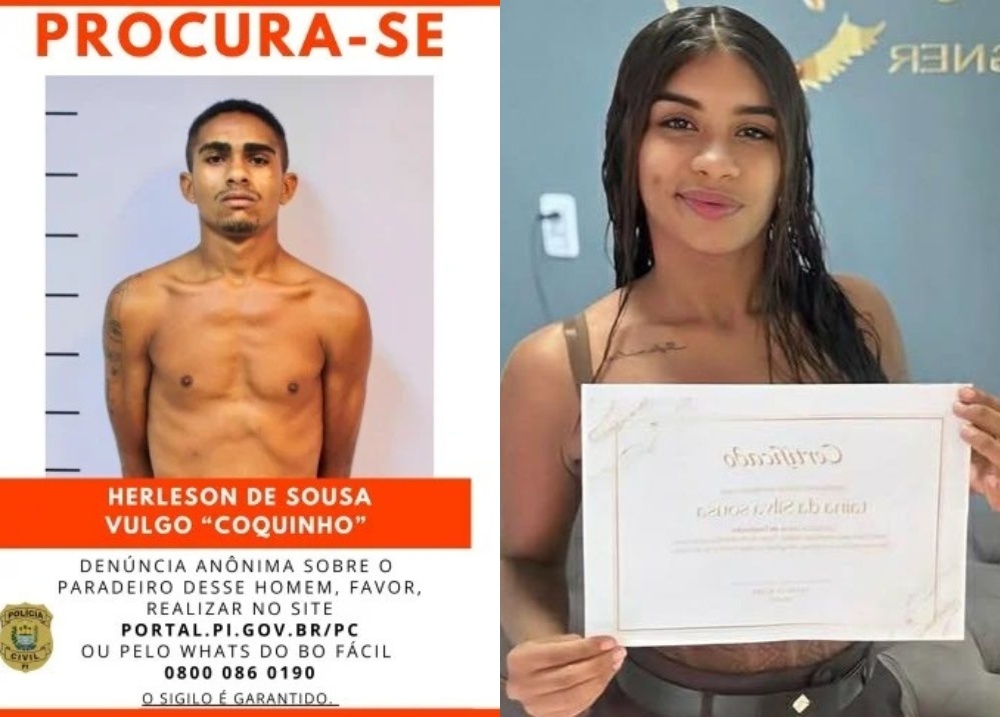 DHPP divulga imagem de 'Coquinho', suspeito matar prima esganada em Teresina