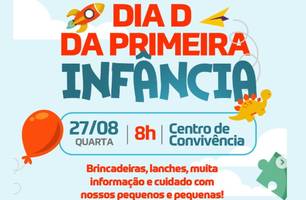 Dia D da Primeira Infância promove diversão e cuidados com a saúde das crianças (Foto: Reprodução/Redes sociais) Dia D da Primeira Infância promove diversão e cuidados com a saúde das crianças (Foto: Reprodução/Redes sociais)