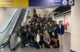 Estudantes da rede estadual embarcam para intercâmbio educacional na Alemanha (Foto: Conecta Piauí) Estudantes da rede estadual embarcam para intercâmbio educacional na Alemanha (Foto: Conecta Piauí)