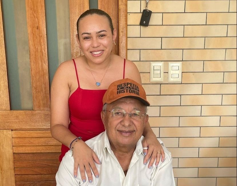 Ex-primeira dama Samara Conceição e Dr. Pessoa.