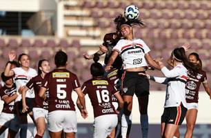 Ferroviária e São Paulo empatam na abertura das quartas do Brasileirão Feminino (Foto: Reprodução) Ferroviária e São Paulo empatam na abertura das quartas do Brasileirão Feminino (Foto: Reprodução)