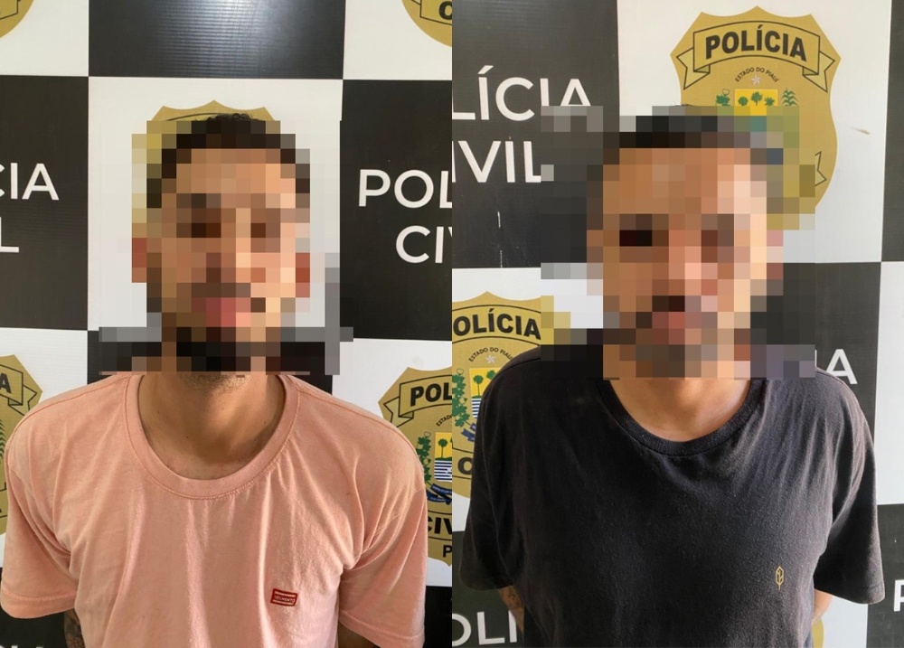 'Galo' e 'Paulista' são presos suspeitos de tentativa de homicídio em Luzilândia