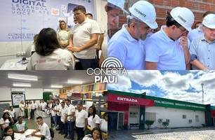Governador entrega escola de tempo integral e visita obras em São Raimundo Nonato (Foto: Conecta Piauí) Governador entrega escola de tempo integral e visita obras em São Raimundo Nonato (Foto: Conecta Piauí)