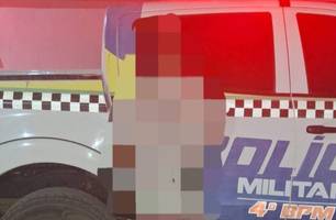 Homem é detido após dirigir embriagado e cair de moto em Pio IX (Foto: Reprodução)