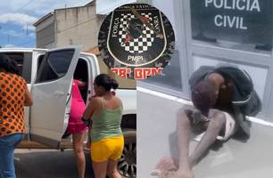 Homem é preso suspeito de esfaquear criança e causar morte de idosa em Canto do Buriti (Foto: Reprodução)