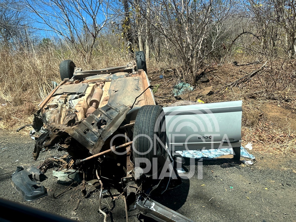 Homem morre após colisão entre Scania e carro na BR-316, em Elesbão Veloso