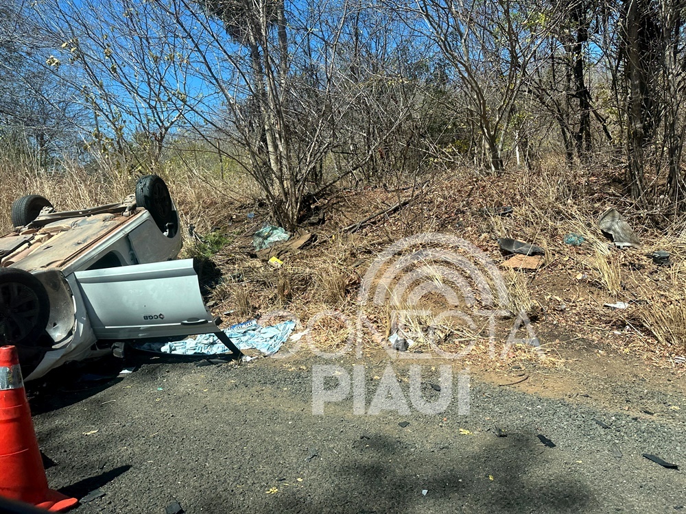 Homem morre após colisão entre Scania e carro na BR-316, em Elesbão Veloso