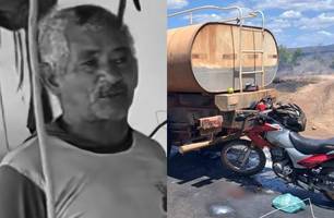 Idoso morre após colisão com caminhão pipa na PI-115 em São Miguel do Tapuio (Foto: Reprodução/Portal São Miguel Agora) Idoso morre após colisão com caminhão pipa na PI-115 em São Miguel do Tapuio (Foto: Reprodução/Portal São Miguel Agora)
