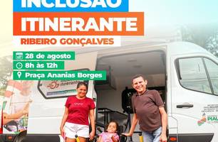 Inclusão Itinerante leva serviços essenciais para a população de Ribeiro Gonçalves (Foto: Reprodução) Inclusão Itinerante leva serviços essenciais para a população de Ribeiro Gonçalves (Foto: Reprodução)