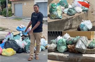 Influencer denuncia falta de coleta de lixo em Teresina: 'Tá podre' (Foto: Reprodução) Influencer denuncia falta de coleta de lixo em Teresina: 'Tá podre' (Foto: Reprodução)