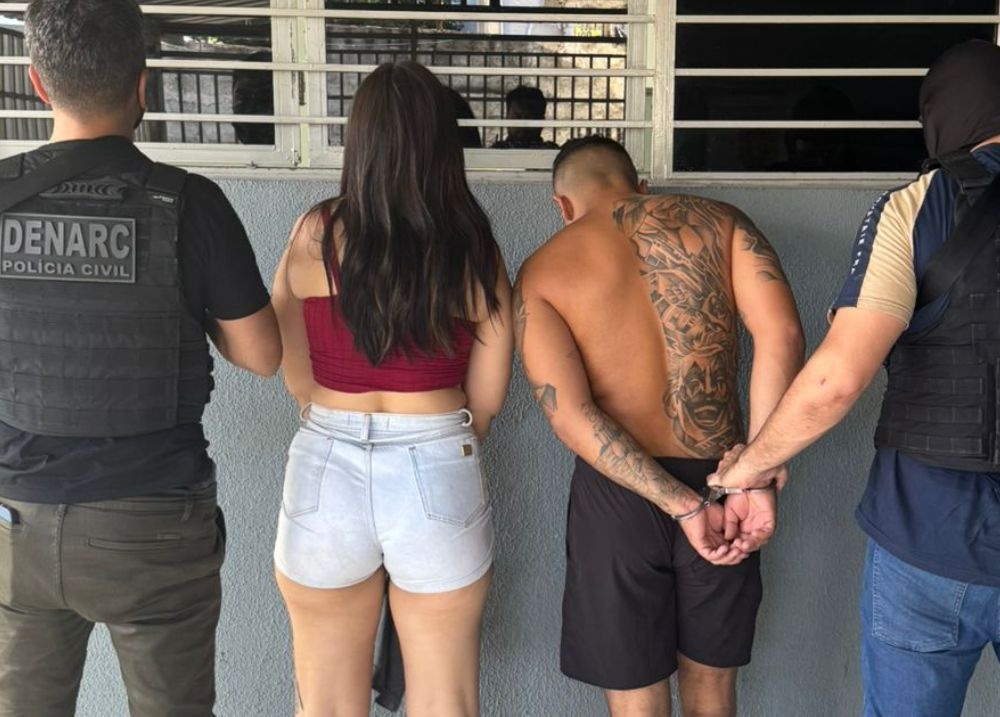 Integrante do PCC e companheira são presos em ação do DENARC em Teresina