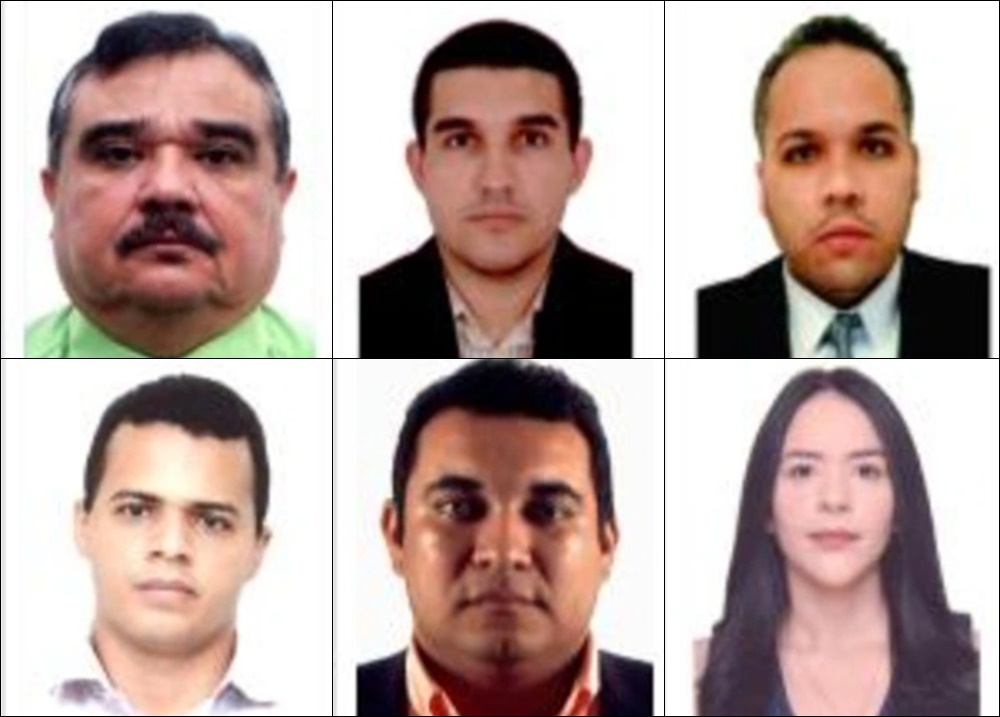 José Wilson Cardoso Diniz, José Wilson Cardoso Diniz Júnior, Lucas Mendonça Cavalcante, Mailson Marques Roldão, Marcos Luiz de Sá Rêgo e Marília Dias Santos