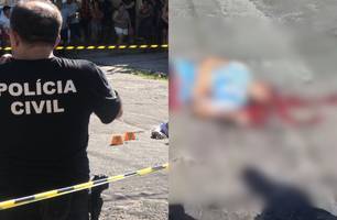 Jovem de 17 anos é executado a tiros no centro de Teresina, neste domingo (17) (Foto: Reprodução)