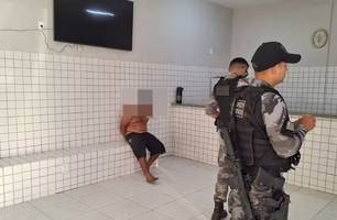 Jovem é preso suspeito de matar irmão a facadas após discussão em Luís Correia (Foto: Divulgação/PMPI)