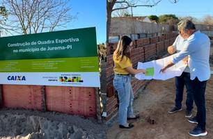 Jurema do Piauí anuncia construção de quadra esportiva no povoado Caldeiraozinho (Foto: Reprodução) Jurema do Piauí anuncia construção de quadra esportiva no povoado Caldeiraozinho (Foto: Reprodução)